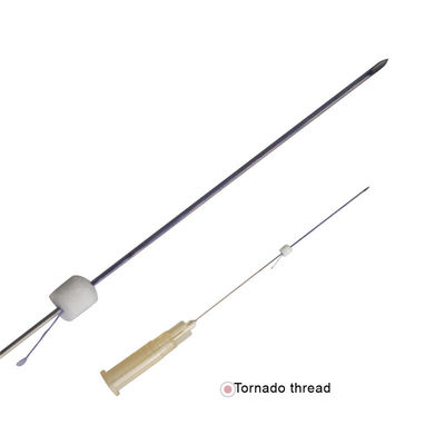 Coreia engrenagem de elevação sutura absorvente pdo tornado mono parafuso fio silhouet fio lisos fio agulha afiada 29g 31g 30gx13mm