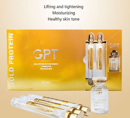 colagênio facial do Peptide da proteína do ouro do soro 5pcs que rosqueia o elevador