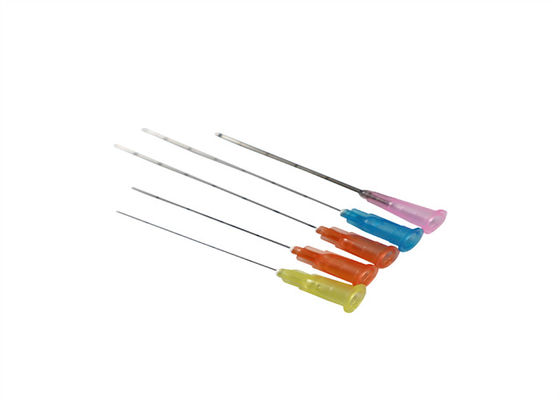 Comércio Aço Inoxidável Enchimento Dérmico Enchimento Facial 22g 23G 25g 38mm 50mm Flexível fina fina Micro-ponta fina Agulha Cannula