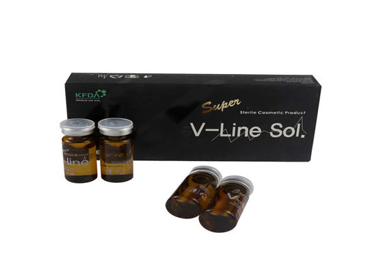Injecções de Lipólise por Linha V para Dissolução de Gordura Chin 5 ml X 5 Velas