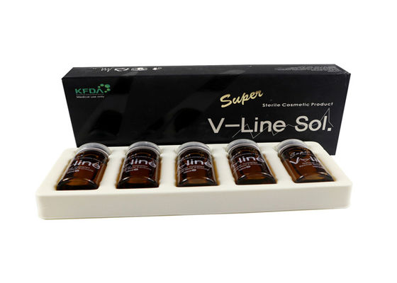 Injecções de Lipólise por Linha V para Dissolução de Gordura Chin 5 ml X 5 Velas