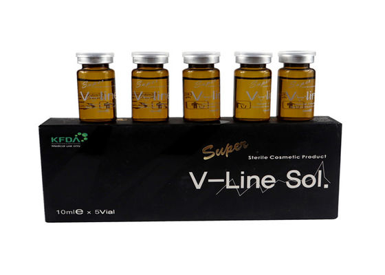 Injecções de Lipólise por Linha V para Dissolução de Gordura Chin 5 ml X 5 Velas