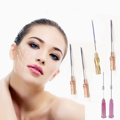 20g 130mm PDO PCL PLLA rosqueia o rosqueamento facial do colagênio 26G