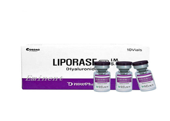 Dissolvente de Enchimento de Liporase Hyaluronidase 5 ml X 10 frascos para injectáveis