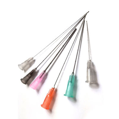 Comércio Aço Inoxidável Enchimento Dérmico Enchimento Facial 22g 23G 25g 38mm 50mm Flexível fina fina Micro-ponta fina Agulha Cannula
