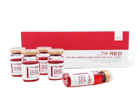 10 ml Injecções Dissolventes de Gordura A Ampola Vermelha Solução
