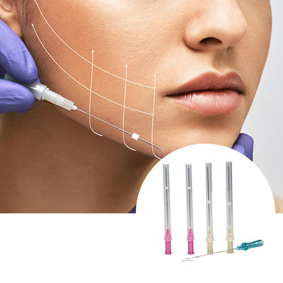 A roda denteada PDO PCL PLLA rosqueia a face lift de rosqueamento 90mm facial de 60mm