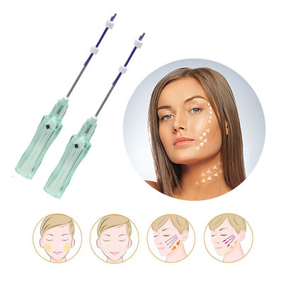 A roda denteada PDO PCL PLLA rosqueia a face lift de rosqueamento 90mm facial de 60mm