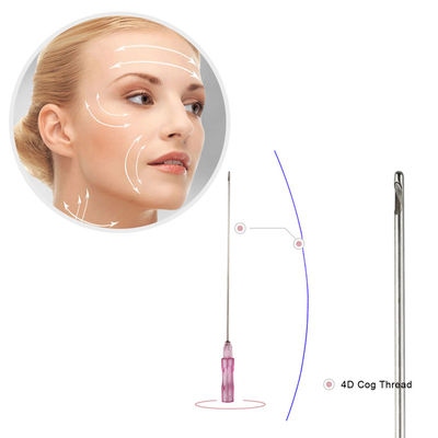 Prensa de parafuso mono Fishbone Cog 3D 4D 6D 8D DOP PCL PLLA Fios Face Lift