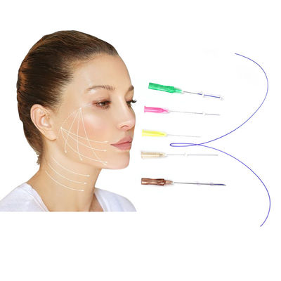 Face lift não cirúrgica absorvente da beleza que rosqueia mono 29G 50mm