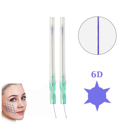 Face lift não cirúrgica absorvente da beleza que rosqueia mono 29G 50mm