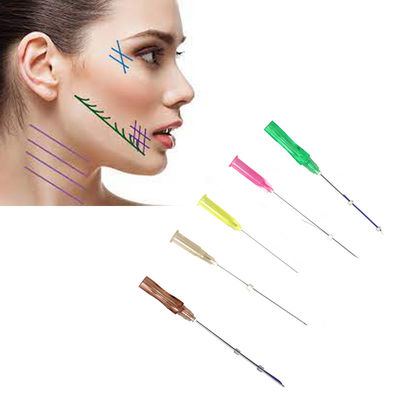 Face lift não cirúrgica absorvente da beleza que rosqueia mono 29G 50mm