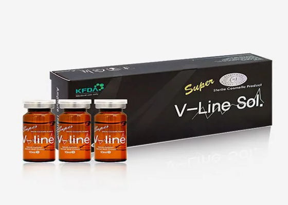 5pcs*10ml Injecções Dissolventes de Gordura Facial Lipolítica Super V Line Sol
