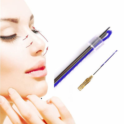 Mono linha afiada 50mm da face lift da agulha 60mm para os enrugamentos faciais que levantam a pele