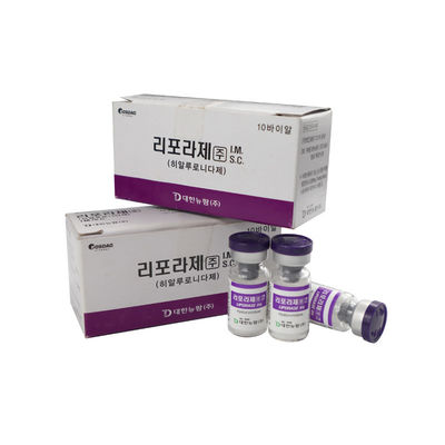Liporase 1500IU 10 frascos Hyaluronic Acid Dermal Filler
