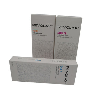 Preenchimento dérmico Preenchimento injectável antienvelhecimento HA 1.1 ml Revolax Preenchimento de rugas finas e profundas