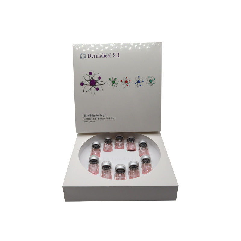 Cuidados da pele facial Dermaheal SB Mesoterapia Ampolas Sero 10 x 5 ml Para Antienvelhecimento