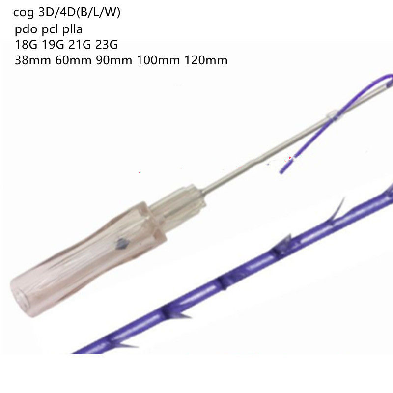 Polidioxanona Fio De Sutura Cânula Cog Fios de Barba Cog 2-1 3-1 4-1 5-1 3D 4D Lift Hilos Pdo elevação de fios
