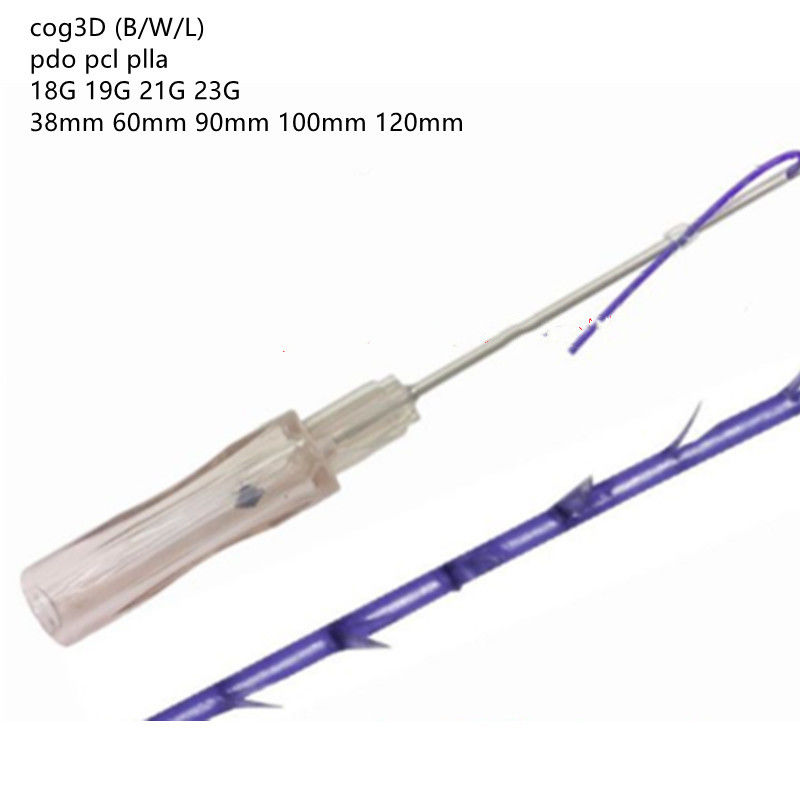 Prensa de parafuso mono Fishbone Cog 3D 4D 6D 8D DOP PCL PLLA Fios Face Lift