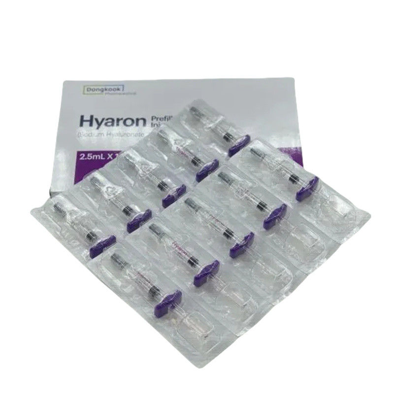 Hyaron Injecção pré- cheia Dongkook Hyaluronic Skin Booster Hyaron Inj. (2,5 ml X 10 seringas)