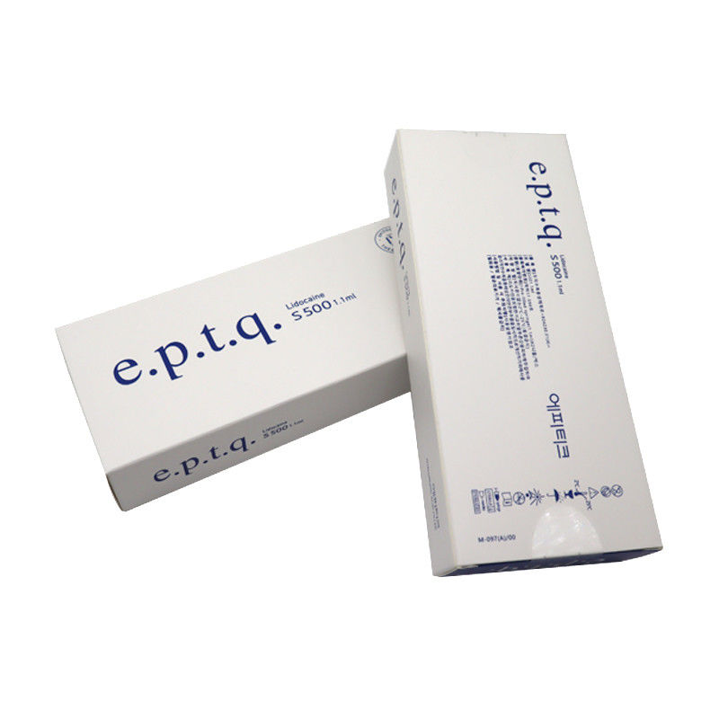 EPTQ e.p.t.q Hyaluronato de sódio cruzado com enchimento cutâneo HA certificado CE 24 mg/ml