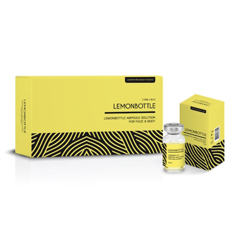 Solução de gordura da Coreia garrafa de limão 10 ml*5 Dissolvente de gordura